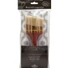 Zip N’ Close Brush Set, Firm Bone Taklon Brush Set – 3 Piece