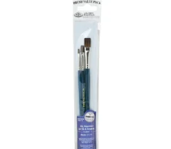 Zip N’ Close Brush Set, Sable Shader Brush – 3 Piece